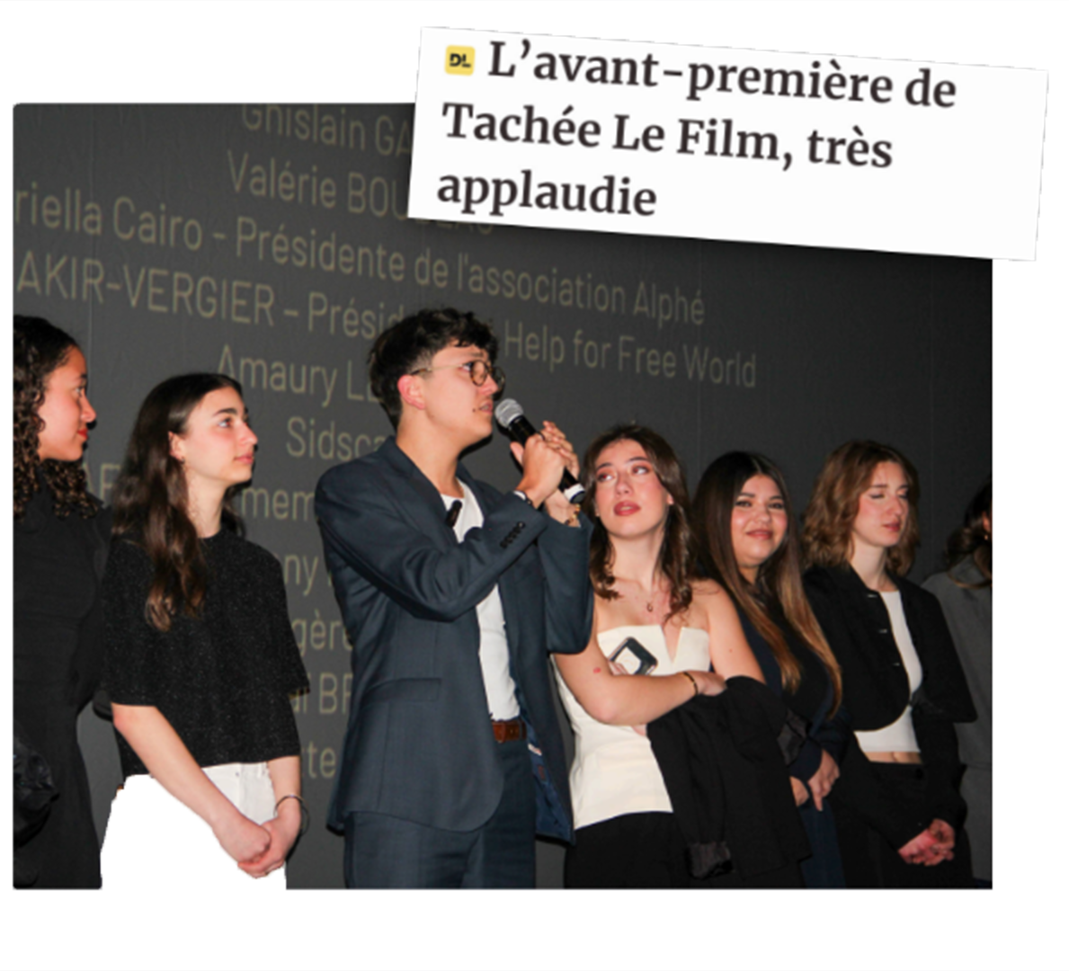 Tachée : Mon long-métrage — photographie de presse